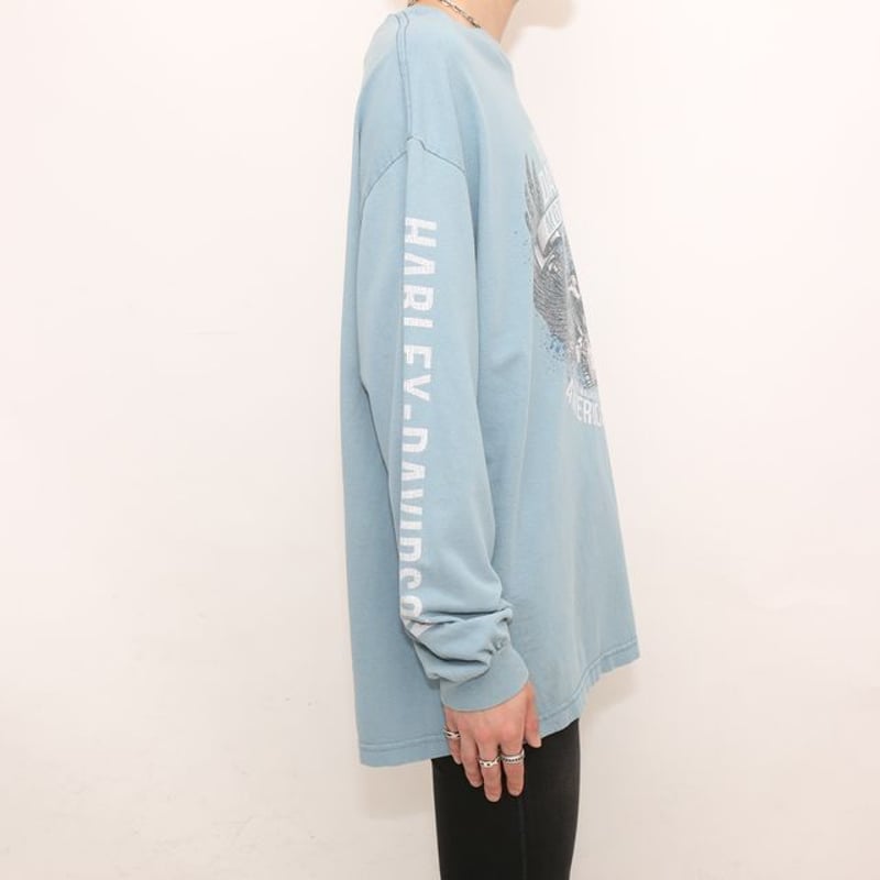 ハーレーダビッドソン ロンT Harley Davidson L/S Tee | Blue