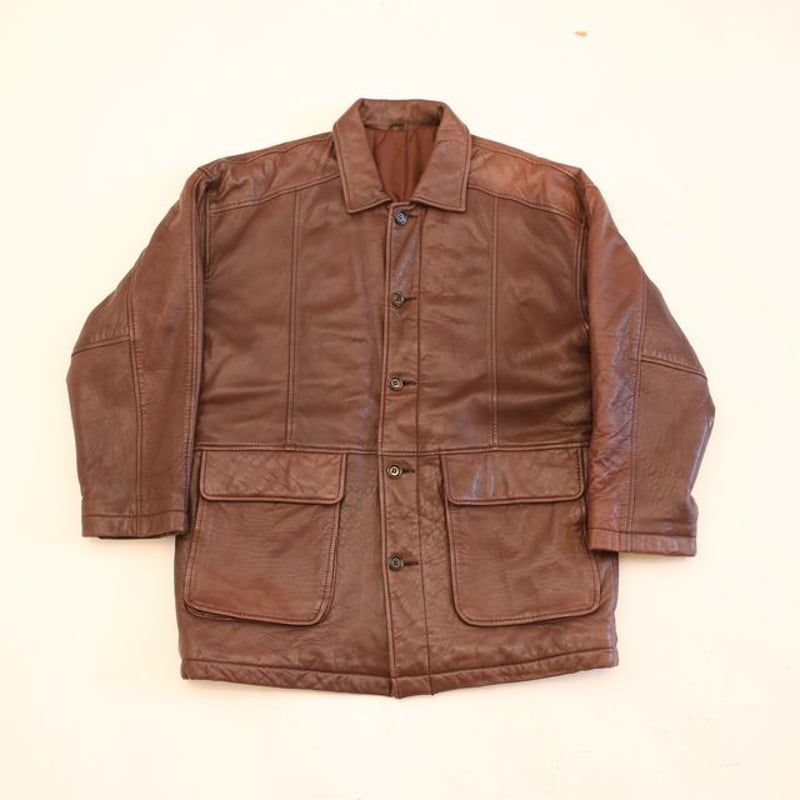 レザー ハンティング ジャケット Leather Hunting Jacket# | Blue 