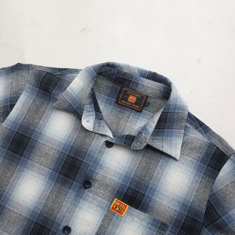 FB COUNTY オンブレチェック 半袖シャツ Ombre Check S/S Shirt# FB COUNTY オンブレチェック 半袖シャツ Ombre Check S/S Shirt#