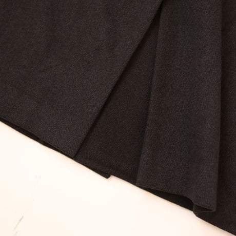 カシミヤ ヘリンボーン バルマカーンコート Cashmere Wool Balmacaan Coat#