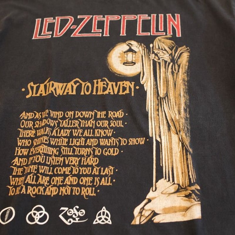 Led Zeppelin “Stairway to Heaven” Tee | Blue Led Zeppelin “Stairway to Heaven” Tee | Blue