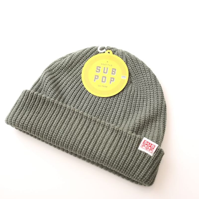 サブポップ ニットキャップ ビーニー Sub Pop Knit Cap | Blue サブポップ ニットキャップ ビーニー Sub Pop Knit Cap | Blue