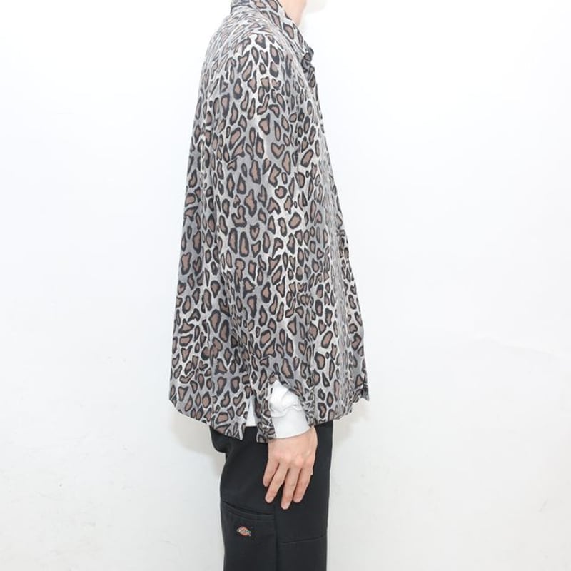 レオパード柄 シルク 長袖シャツ Leopard Pattern L/S Shirt # | レオパード柄 シルク 長袖シャツ Leopard Pattern L/S Shirt # |