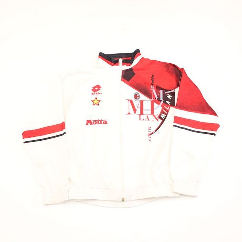 【希少品】90s LOTTO x AC MILAN ナイロン トラックジャケット