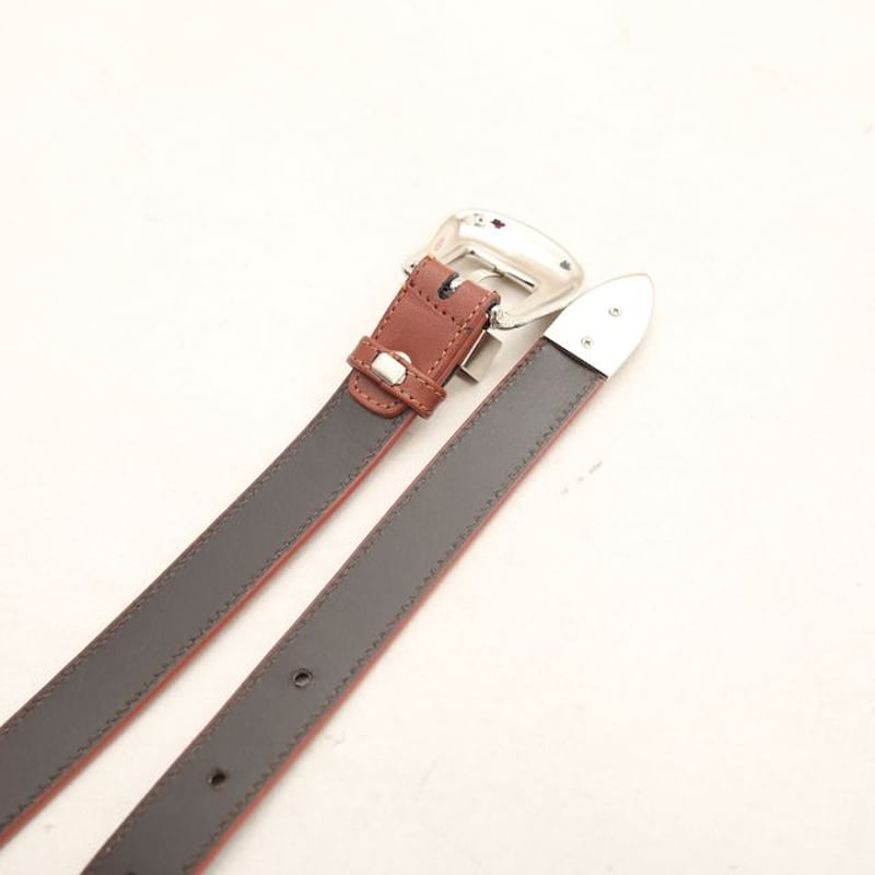 レザー ウエスタンベルト Western Leather Belt# | Blue レザー ウエスタンベルト Western Leather Belt# | Blue