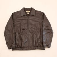 ブラウン レザージャケット Preston & York Brown Leather Jacket＃