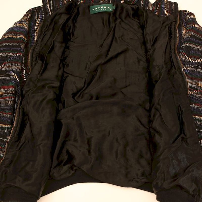 coogi 風ニットブルゾン coogi 風ニットブルゾン