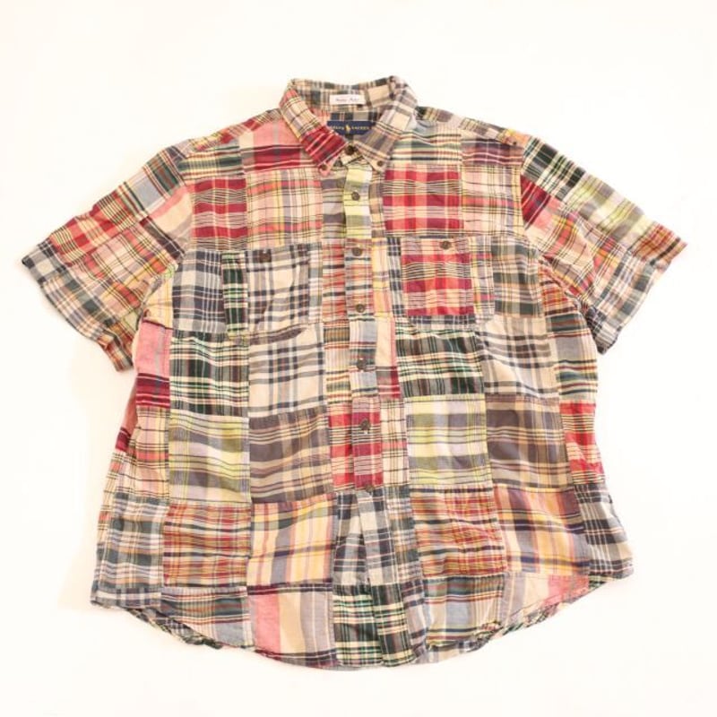 ラルフローレン パッチワーク 半袖シャツ Ralph Lauren Patchwork S\S...