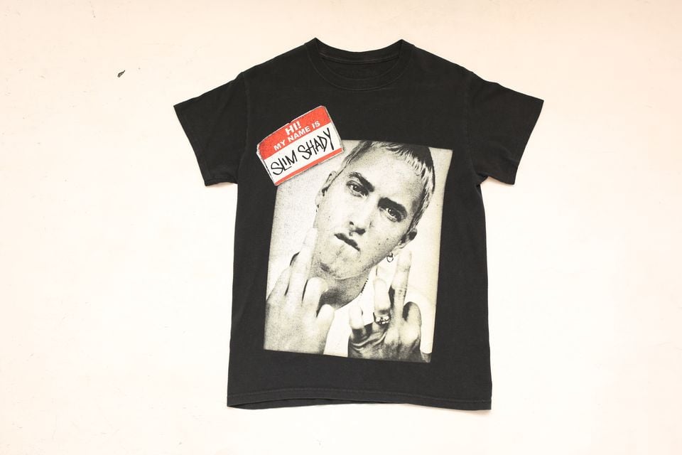 00's エミネム Tシャツ Eminem Slim Shady T-Shirt# | Blue