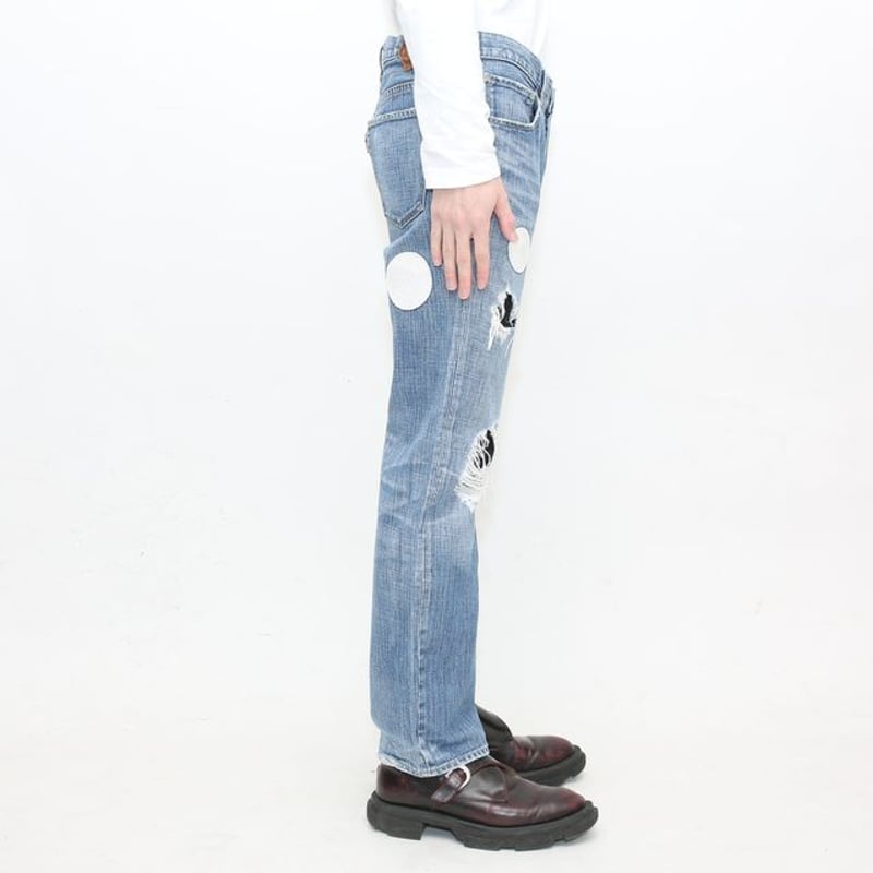 ナンバーナイン 04秋冬 Give期 ダメージデニム パンツ NUMBER (N ナンバーナイン 04秋冬 Give期 ダメージデニム パンツ NUMBER (N