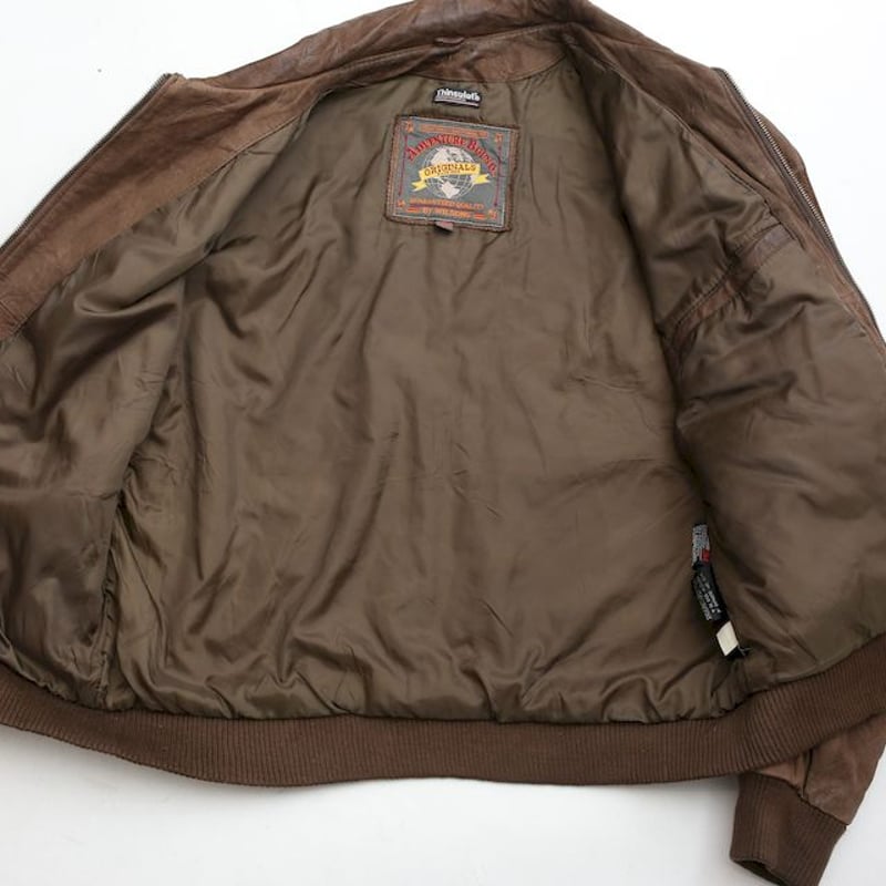 ウィルソンズ A-2タイプ ブラウン レザー ジャケット Wilsons A ウィルソンズ A-2タイプ ブラウン レザー ジャケット Wilsons A
