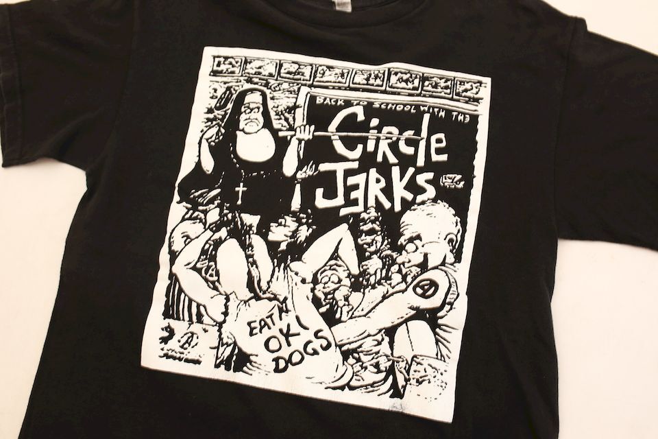 サークルジャークス バンドTシャツ Circle jerks# | Blue