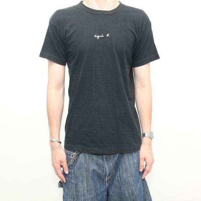 90's アニエスベー Tシャツ agnes b. T-Shirt# | Blue