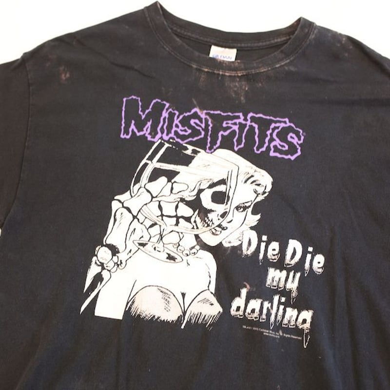 ミスフィッツ バンドTシャツ Misfits T-shirt# | Blue ミスフィッツ バンドTシャツ Misfits T-shirt# | Blue
