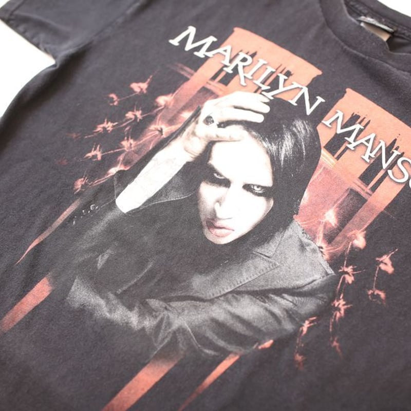 マリリン・マンソン Tシャツ Marily Manson T-shirt# | Blue マリリン・マンソン Tシャツ Marily Manson T-shirt# | Blue