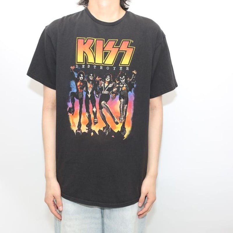 キッス バンド Tシャツ KISS Band T-shirt | Blue キッス バンド Tシャツ KISS Band T-shirt | Blue