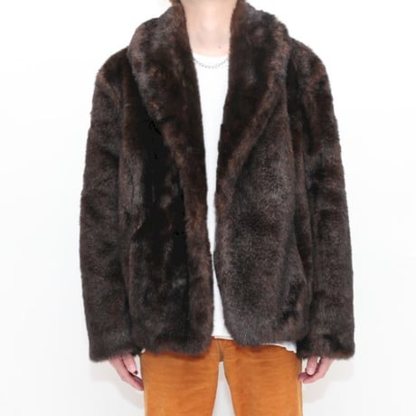 ジャケット・アウター 00s fake far jacket DANTON/FAKE FUR HOODED DOWN JACKET｜Daytona Park(FREAK'S