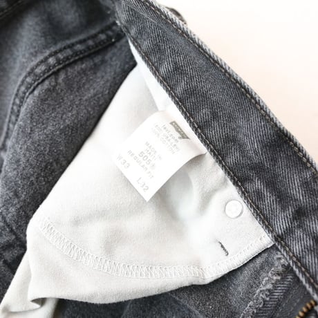 リーバイス 505 ブラックデニム  パンツ Levi's Black Denim Pants#