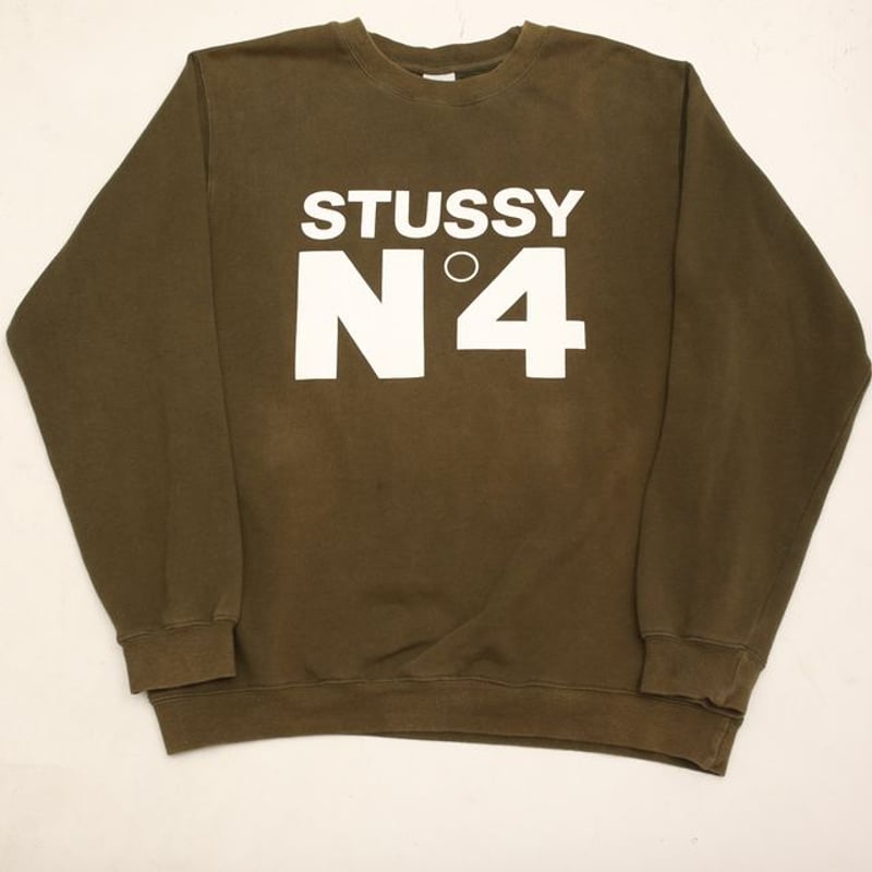 90's ステューシー N°4 スウェット Stussy Sweat | Blue 90's ステューシー N°4 スウェット Stussy Sweat | Blue