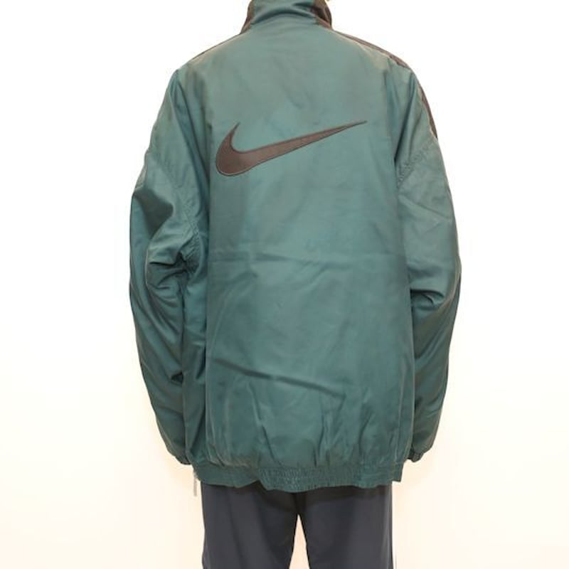 90s ナイキ ハーフジップ ナイロンジャケット Nike Nylon Jacket# | Blue