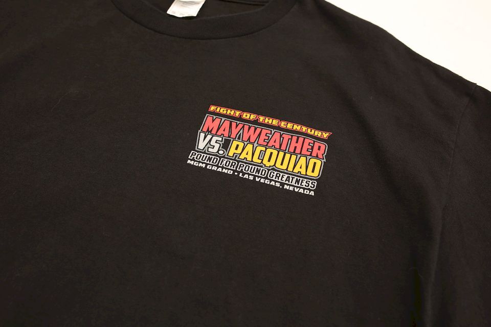 メイウェザーVSパッキャオTシャツ➕ボクシングマガジン➕クリアケース メイウェザーVSパッキャオTシャツ➕ボクシングマガジン➕クリア