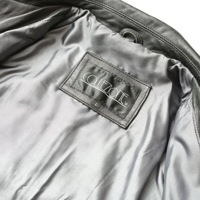 シングル レザー ジャケット Single Leather Jacket | Blue