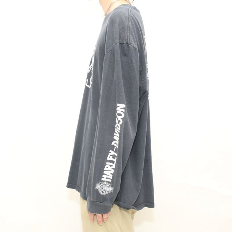 ハーレーダビッドソン ロンT Harley Davidson L/S T-Shirt# | Blue ハーレーダビッドソン ロンT Harley Davidson L/S T-Shirt# | Blue