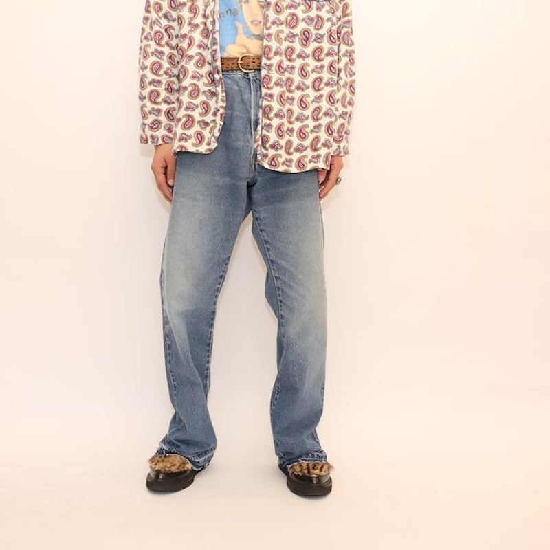 【Levi’s】リーバイス517 ルーズフレアデニム　グランジ　ダメージ　ペンキ Levi's】リーバイス517 ルーズフレアデニム グランジ ダメージ
