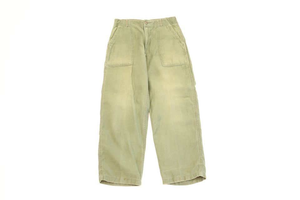 70's U.S.ARMY ベイカーパンツ ジッパー 軍パン Military Utility