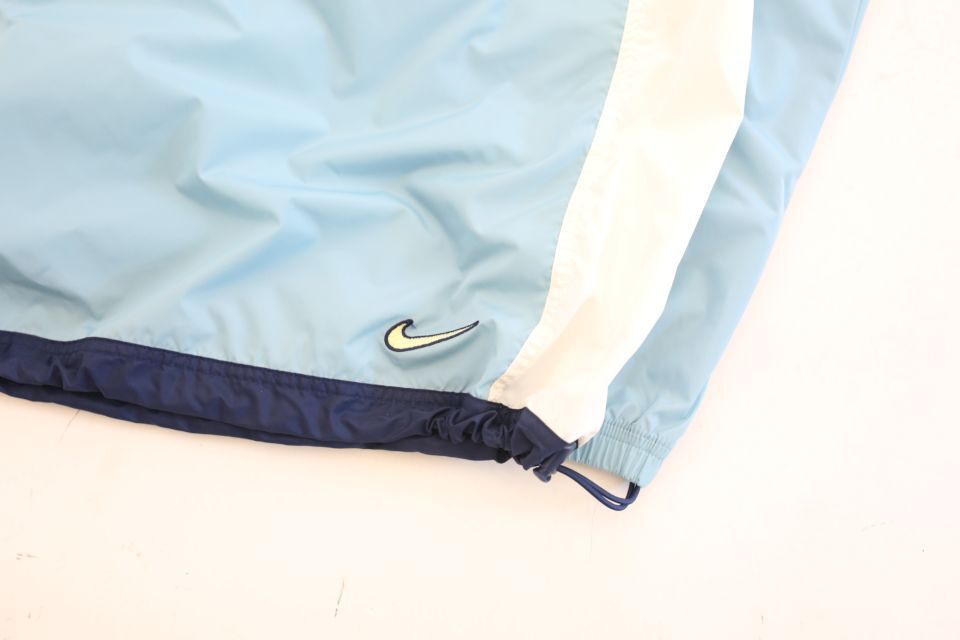 90s ナイキ アノラックパーカー Nike Nylon Anorak Jacket | Blue 90s ナイキ アノラックパーカー Nike Nylon Anorak Jacket | Blue