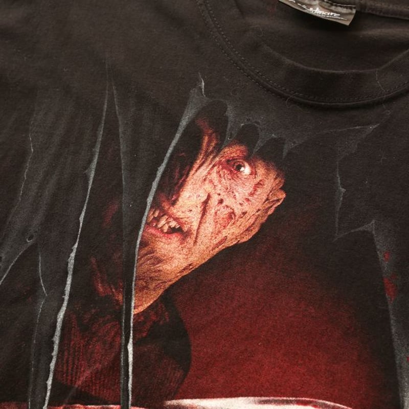 エルム街の悪夢 ナイトメア Tシャツ Nightmare T-shirt | Blue エルム街の悪夢 ナイトメア Tシャツ Nightmare T-shirt | Blue