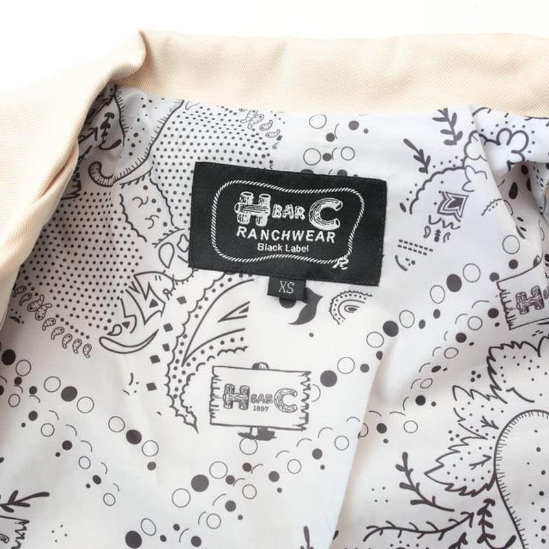 H BAR C Black Label ウエスタンジャケット ベージュ L 1950s H BAR C