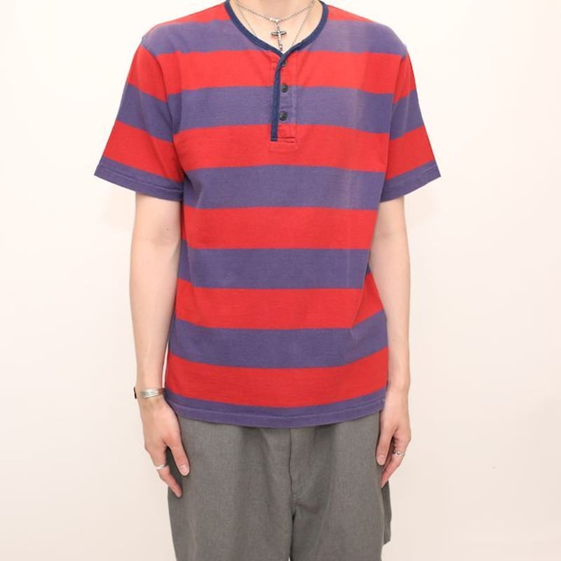 ヴィンテージ ボーダー Tシャツ Vintage Border T-Shirt # | Blue