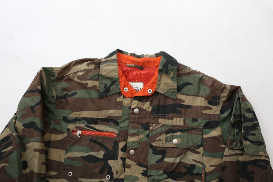 90s オールドステューシーアウトドア カモフラジャケット 迷彩 90s オールドステューシーアウトドア カモフラジャケット 迷彩