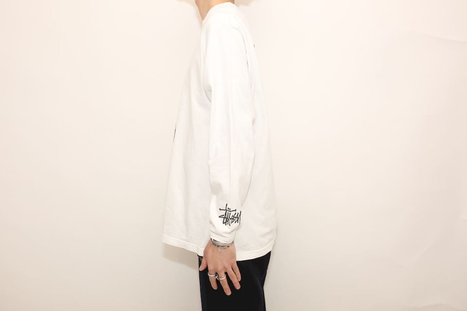 ❗️期間限定SALE❗️ステューシー グラフィック プリントロンT ホワイトXL k-0529_2.jpg