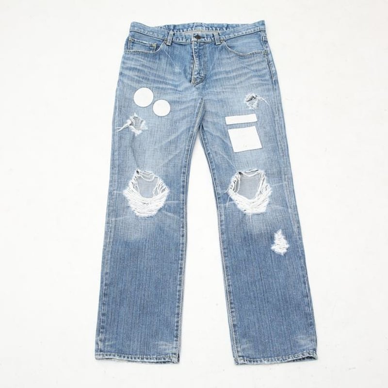 ナンバーナイン 04秋冬 Give期 ダメージデニム パンツ NUMBER (N ナンバーナイン 04秋冬 Give期 ダメージデニム パンツ NUMBER (N