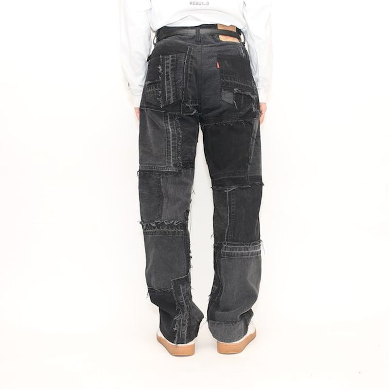 リーバイス パッチワーク リメイク デニムパンツ Levi's リーバイス パッチワーク リメイク デニムパンツ Levi's
