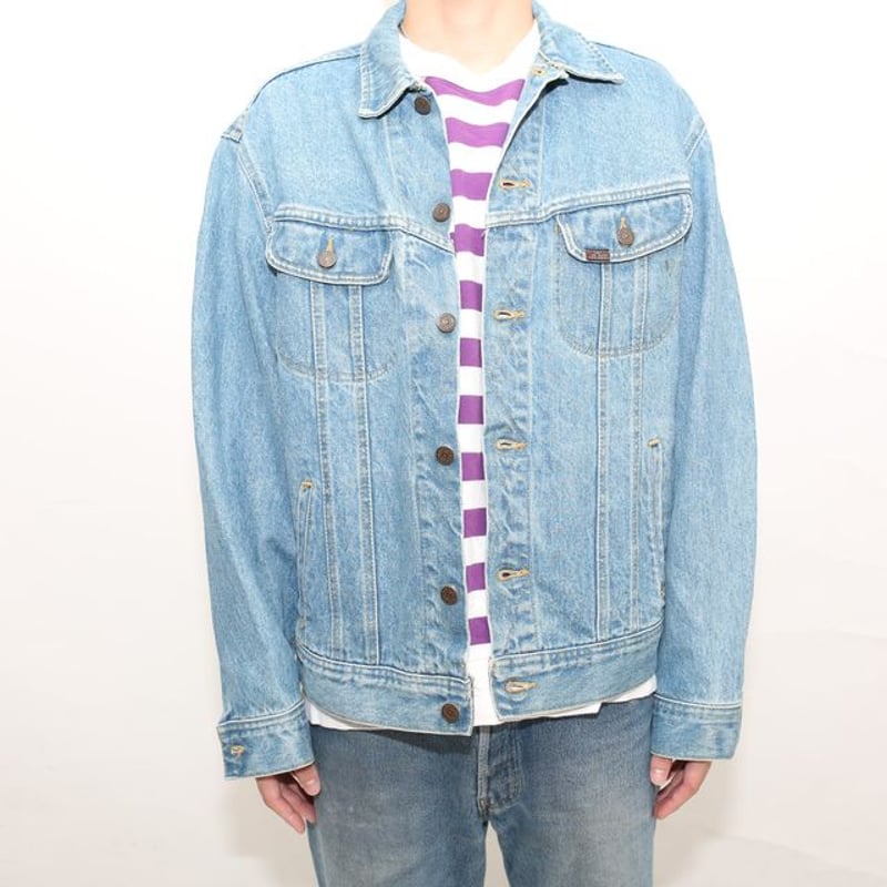 90's リー デニムジャケット Lee Denim Trucker Jacket | Blue 90's リー デニムジャケット Lee Denim Trucker Jacket | Blue