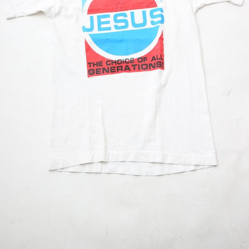 【80年代USA製】ジーザス PEPSI パロディ Ｔシャツ ビンテージ 80年代USA製】ジーザス PEPSI パロディ Tシャツ ビンテージ