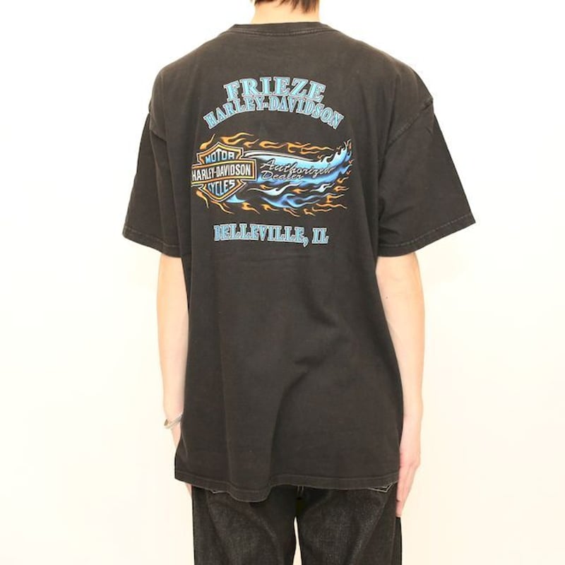 ハーレーダビッドソン Tシャツ Harley Davidson T-shirt# | Blue