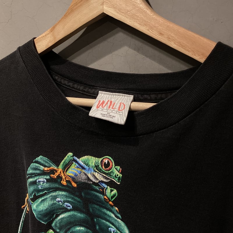 90's カエル Tシャツ 90's Frog T-Shirt | Blue