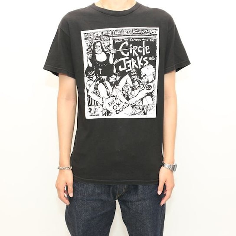 サークルジャークス バンドTシャツ Circle jerks# | Blue