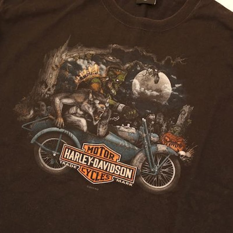 ハーレーダビッドソン‼️ Tシャツ 70s USA製 HARLEY-DAVIDSON ハーレー ダビッドソン ショベル