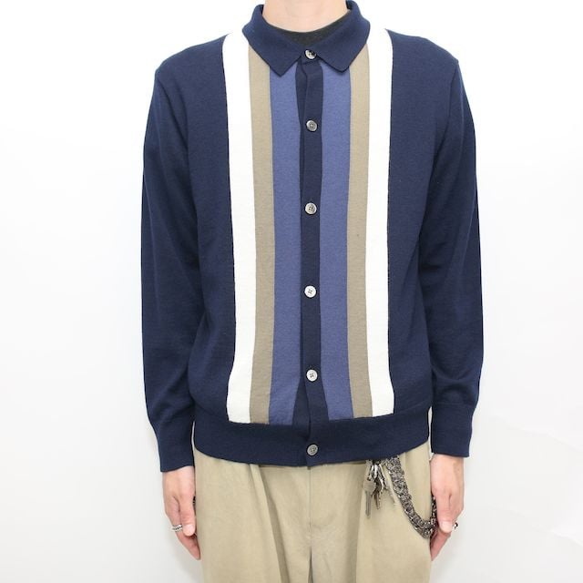 希少aquasqutumアクアスキュータムドイツ製カーディガン金釦