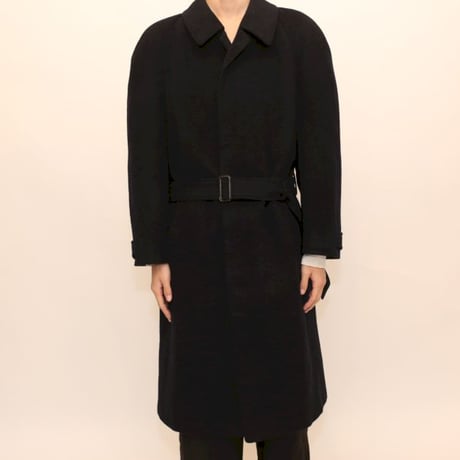 80s~ ウールコート  Wool Belted Coat Made in Germany#