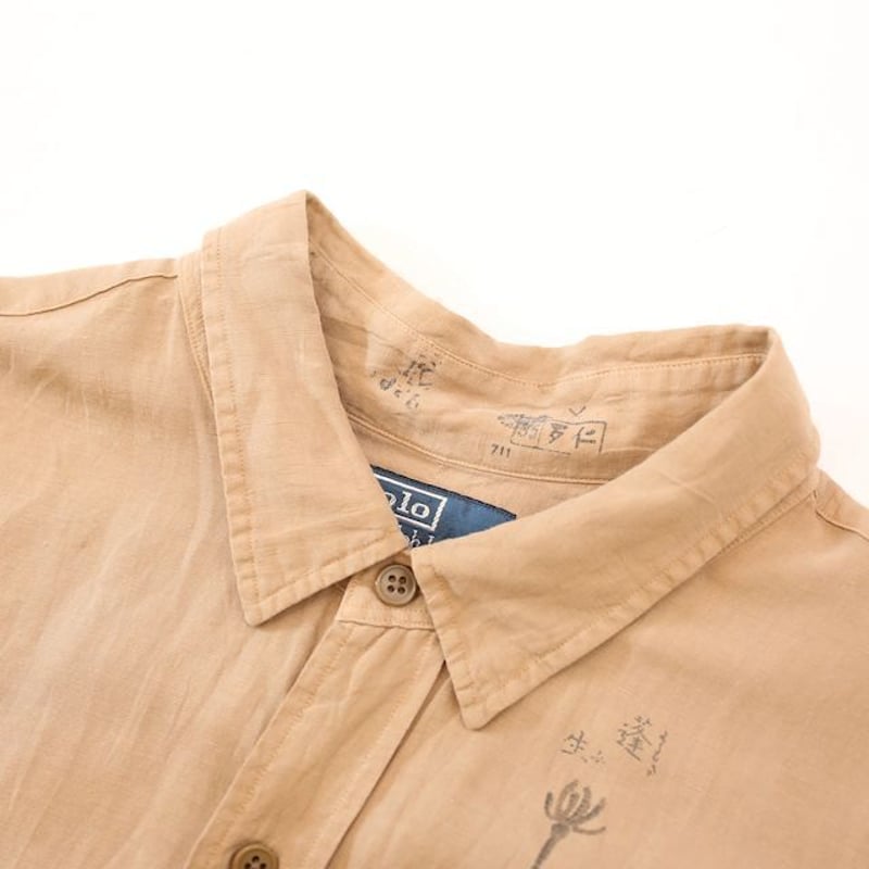 ラルフローレン リネンシルク混 リメイクシャツ Polo by Ralph Lauren