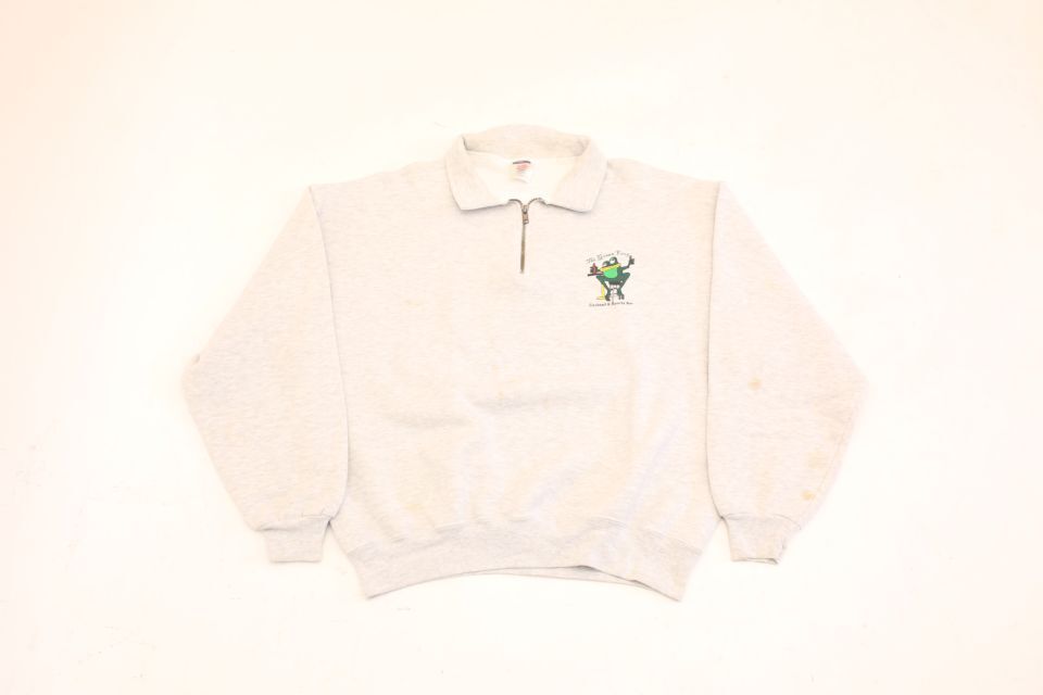 00's グリーンフロッグ スポーツバー スーパーボウル ハーフジップ スウェット The Green Frog Sport Bar  SuperbowlSweat Shirt