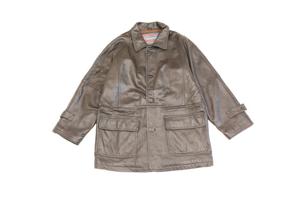 30％OFF】 激レア Vintage90s VALENTINO 最高級ラムレザーハーフコート 