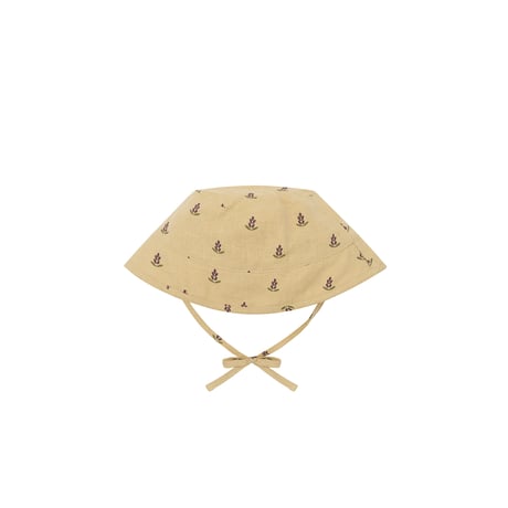 サンハット Lavender Bloom Bucket Sun Hat/organiczoo(ｵｰｶﾞﾆｯｸｽﾞｰ)