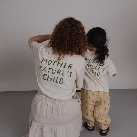 Tシャツ Mother Nature's Child Boxy T-Shirt /organiczoo(ｵｰｶﾞﾆｯｸｽﾞｰ)